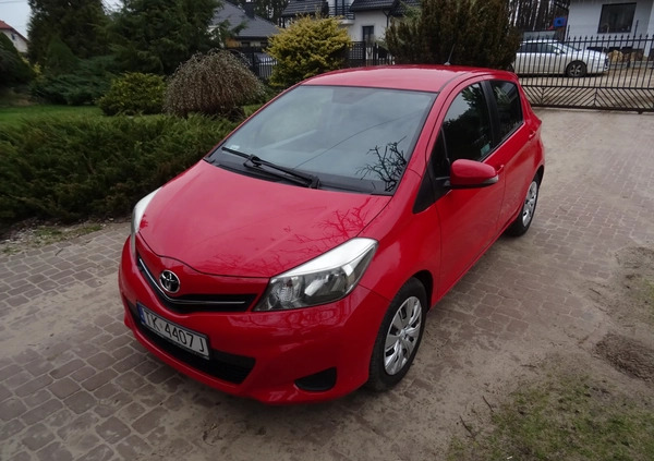 Toyota Yaris cena 27900 przebieg: 148040, rok produkcji 2012 z Ciechanowiec małe 277